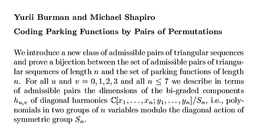 Plain TeX source file for the abstract.