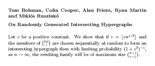 Plain TeX source file for the abstract.
