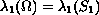 $\lambda_1(\Omega) = \lambda_1(S_1)$