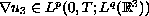 $\nabla u_3 \in L^p (0, T; L^q({\mathbb{R}}^3))$