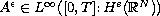 $A^\epsilon\in L^\infty([0,T];H^s(\mathbb{R}^N))$