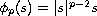 $\phi_{p}(s)=|s|^{p-2}s$