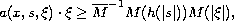 $$
 a(x,s,\xi)\cdot\xi\geq {\overline M}^{-1}M(h(|s|))M(|\xi|),
$$