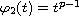 $\varphi_2(t)=t^{p-1}$