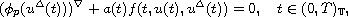 $$
 (\phi_p(u^\Delta(t)))^\nabla+a(t)f(t,u(t),u^\Delta(t))=0,\quad
 t\in(0,T)_{\mathbb{T}},
 $$