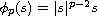 $\phi_p(s)=|s|^{p-2} s$