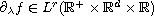 $\partial_\lambda f \in L^r(\mathbb{R}^+\times \mathbb{R}^d\times \mathbb{R})$