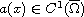 $a(x)\in C^1(\overline{\Omega})$