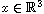 $x\in \mathbb{R}^3$