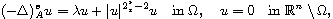 $$
 (-\Delta)_{A}^{s}u =\lambda u + |u|^{2^{\ast}_s -2} u \quad\text{in }\Omega,
 \quad u=0\quad \text{in }\mathbb{R}^{n}\setminus \Omega,
 $$