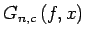 $ G_{n,c}left( f,xright) $