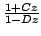 $ frac{1+Cz}{1-Dz}$