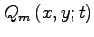 $ Q_{m}\left(
x,y;t\right) $