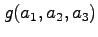 $ g(a_1,a_2,a_3)$