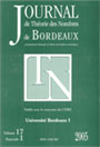 Journal de Théorie des Nombres de Bordeaux