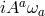 a iA ωa