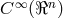 C ∞(ℜn )