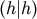&#x0028;h&#x007C;h&#x0029;
