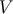 V