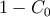 1 &#x2212; C0