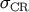 &#x03C3;CR