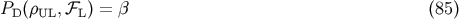 P &amp;#x0028;&amp;#x03C1; ,&amp;#x2131; &amp;#x0029; = &amp;#x03B2; &amp;#x0028;85 &amp;#x0029; D UL L