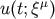 u&#x0028;t;&#x03BE;&#x03BC;&#x0029;