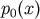p0&#x0028;x &#x0029;