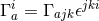 Γ ia = Γ ajkπjki