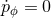 pΛΟ = 0