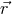⃗r
