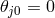 𝜃j0 = 0