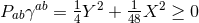 ab 1 2 1- 2 Pabγ = 4Y + 48X ≥ 0
