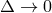 Δ → 0