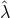 ˆ λ