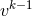k− 1 v