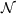 𝒩