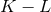 K − L