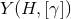 Y (H, [γ])
