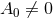 A0 β= 0