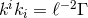 kiki = ℓ−2Γ