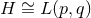 H ∼ L(p,q ) =