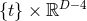 {t} × ℝD −4
