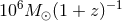 106M β(1 + z)−1