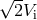 √2V- i