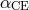 αCE