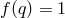 f(q) = 1