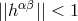 ||hαβ|| < 1