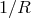 1∕R