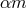 αm